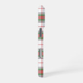 Stuart / Stewart tartan wit rood groen geruit iPhone Hoesje (Rechterkant)