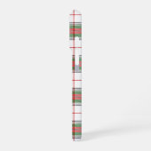 Stuart / Stewart tartan wit rood groen geruit iPhone Hoesje (Linkerkant)
