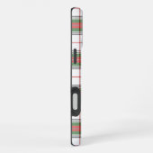Stuart / Stewart tartan wit rood groen ruit iPhone Hoesje (Rechterkant)