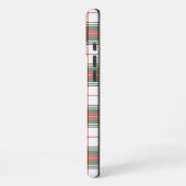 Stuart / Stewart tartan wit rood groen ruit iPhone Hoesje (Linkerkant)