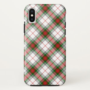 Stuart/Stewart tartan witte rode groene vlecht Case-Mate iPhone Case