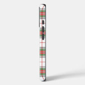 Stuart/Stewart tartan witte rode groene vlecht Case-Mate iPhone Case (Achterkant / Links)