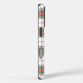 Stuart/Stewart tartan witte rode groene vlecht Case-Mate iPhone Case (Achterkant / Rechts)