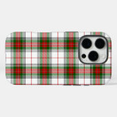 Stuart/Stewart tartan witte rode groene vlecht Case-Mate iPhone Case (Achterkant (horizontaal))