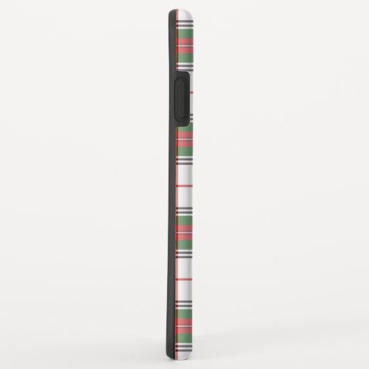 Stuart/Stewart tartan witte rode groene vlecht Case-Mate iPhone Case (Achterkant/rechts)