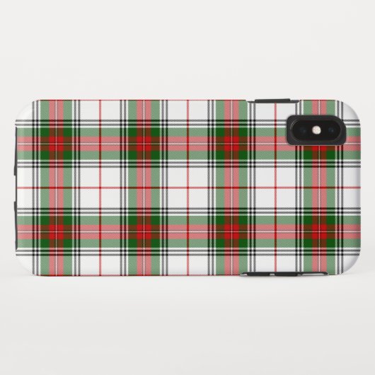 Stuart/Stewart tartan witte rode groene vlecht Case-Mate iPhone Case (Achterkant (horizontaal))