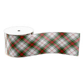Stuart/Stewart tartan witte rode groene vlecht Grosgrain Lint (Spoel)