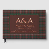 Stuart van Bute Modern Origineel Schots Tartan Gastenboek (Voorkant)