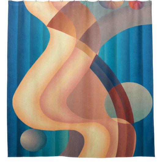 Stuart Walker - Compositie nr. 61 Douchegordijn (Voorkant)