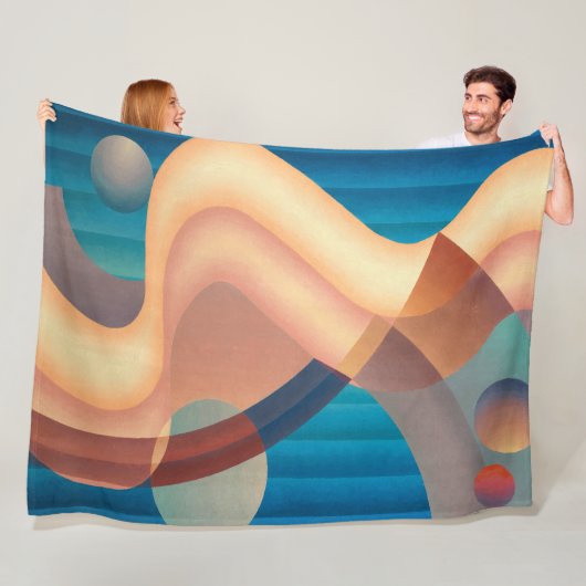 Stuart Walker - Compositie nr. 61 Fleece Deken (In situ)
