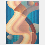 Stuart Walker - Compositie nr. 61 Fleece Deken (Voorkant)