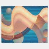 Stuart Walker - Compositie nr. 61 Fleece Deken (Voorkant (Horizontaal))