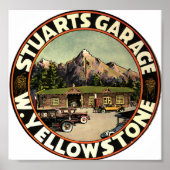 Stuart's Garage Yellowstone Poster (Voorkant)