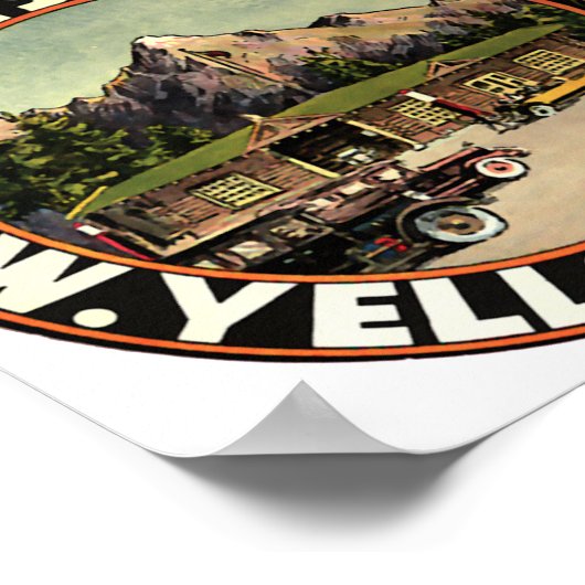 Stuart's Garage Yellowstone Poster (Hoek)