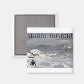 Stubai Glacier Magneet (Voorkant / Achterkant)