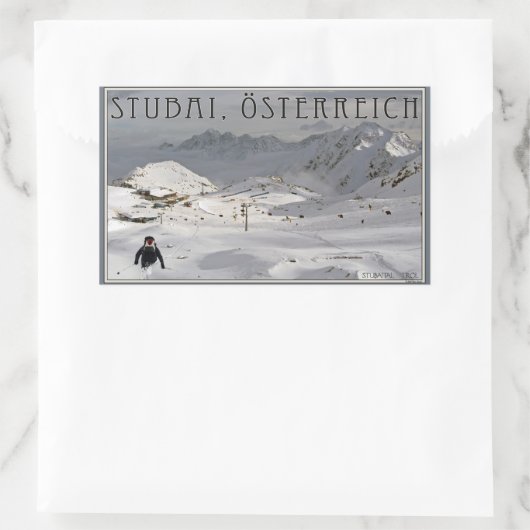 Stubai Glacier Rechthoekige Sticker (Tas)
