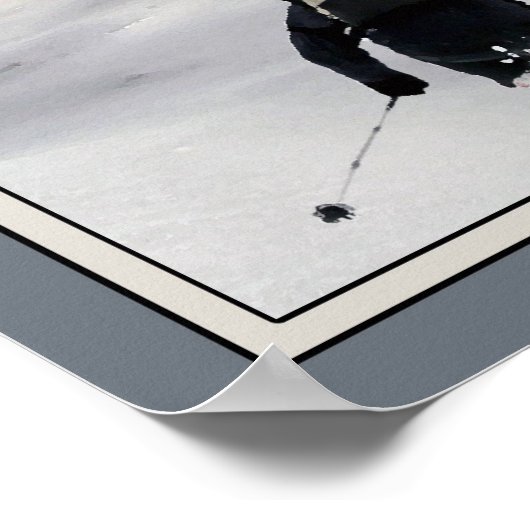 Stubai Glacier Ski Area Poster (Hoek)