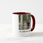 Stubborn als een muilringer-mok mok (Voorkant rechts)