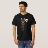 Stubborn Australian Cattle Dog grappig T-shirt (Voorkant volledig)