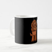 Stubborn Barbet Dog grappig Koffiemok (Voorkant links)