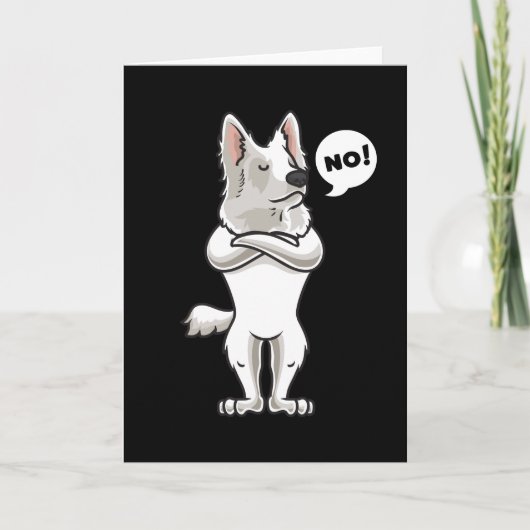 Stubborn Berger Blanc Suisse Kaart (Voorkant)