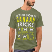 Stubborn Canaan Dog Tricks - Dog Training T-shirt (Voorkant)
