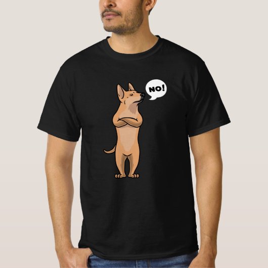 Stubborn Carolina dog T-shirt (Voorkant)