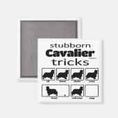 Stubborn Cavalier Tricks Magneet (Voorkant / Achterkant)