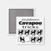 Stubborn Cavapoo Tricks Magneet (Voorkant / Achterkant)