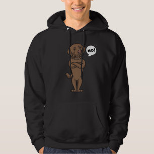 Stubborn Chesapeake Bay Retriever Dog grappig Hoodie