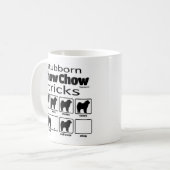 Stubborn Chow Chow Tricks Koffiemok (Voorkant links)
