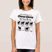 Stubborn Chow Chow Tricks T-shirt (Voorkant)