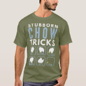 Stubborn Chow-trucs - Dog-training T-shirt (Voorkant)