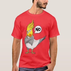 Stubborn Cockatiel Bird Lovers Kinder vrouwen T-shirt