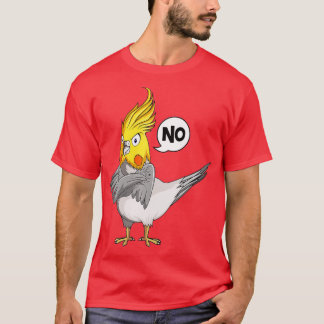 Stubborn Cockatiel Bird Lovers Kinder vrouwen T-shirt