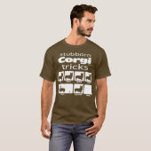 Stubborn Corgi Tricks T-shirt (Voorkant volledig)