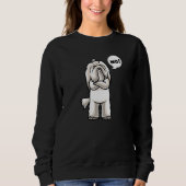 Stubborn Coton de Tulear Dog grappig Trui (Voorkant)