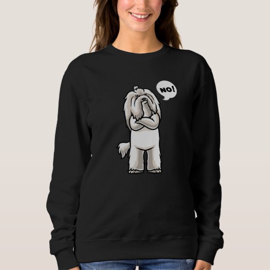Stubborn Coton de Tulear Dog grappig Trui (Voorkant)