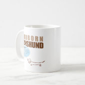 Stubborn Dachshund..WHATEVER! Koffiemok (Voorkant links)
