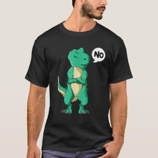 Stubborn Dinosaur T Rex Kinder Jongens Meisjes Jeu T-shirt