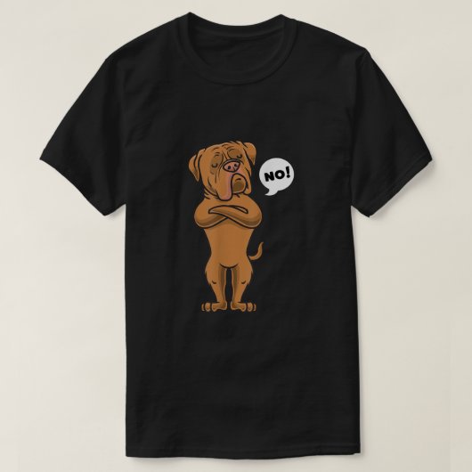 Stubborn Dogue de Bordeaux T-shirt (Design voorkant)