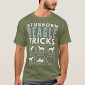 Stubborn English Beagle Tricks - Dog Training T-shirt (Voorkant)