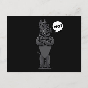 Stubborn Giant Schnauzer Briefkaart