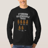 Stubborn Goldendole Tricks Funny Dog Trainer T-shirt (Voorkant)
