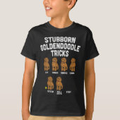 Stubborn Goldendole Tricks Funny Dog Trainer T-shirt (Voorkant)
