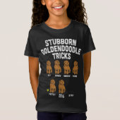 Stubborn Goldendole Tricks Funny Dog Trainer T-shirt (Voorkant)