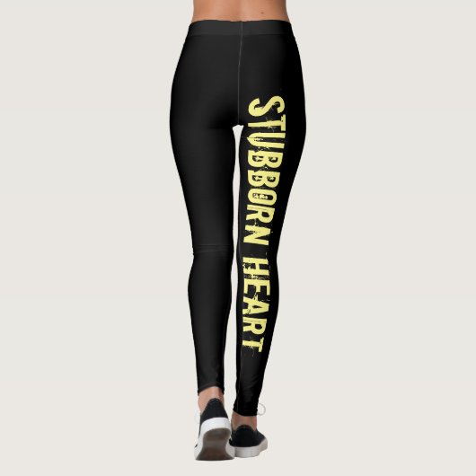 Stubborn Heart Leggings (Achterkant)