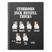 Stubborn Jack Russell Terrier Dog Trick Notitieboek (Voorkant)