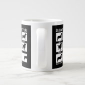 Stubborn Labrador Retriever Dog Tricks Grote Koffiekop (Achterkant)