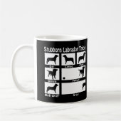 Stubborn Labrador Retriever Dog Tricks V2 Koffiemok (Links)